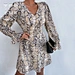 flounce white chiffon dress