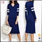 striped jersey dress