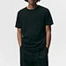 custom Round Rib Neckline T-Shirt