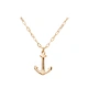 round pendant necklace jewelpy women ins boat anchor necklace