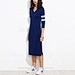 striped jersey dress