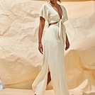 white bodycon bandage dress