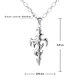 flame cross pendant necklace                      United States