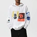 hooded pullover front pocket
