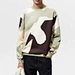 mens round neck fleece sweatshirt