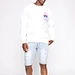 custom men's washed jean shorts