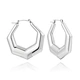 Fashion 316L stainless steel  hexagonal steel earrings jewelry