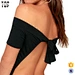 black tie back off the shoulder bodysuit