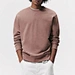 rib round neck shirt