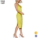 sleeveless cowl neck dress