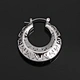 C shaped small point hole earrings                                  United States