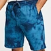 print tie dye shorts