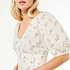 floral printed ladies dress