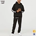 black graphic hoodie