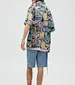 custom 100% viscose print shirt