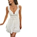 high neck backless dress