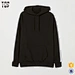 black graphic hoodie