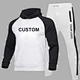 velvet hooded tracksuit supplier