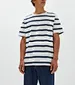 custom men's stripe t shirt