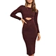 jersey long sleeve maxi dress