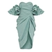 ruffle off the shoulder dress