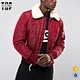 custom mens shearling collar jacket