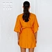 v neck mini cocktail dresses