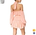 ruffle neck halter dress