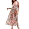 long sleeve chiffon midi dress，flowy chiffon maxi dress，long white chiffon dress