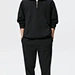 High quality rib design Men's drawstring hoodie