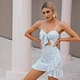 white summer ruffle dress