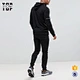 custom mens embroidered tracksuit
