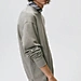 men high neck hoodie jacket