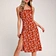 floral print off shoulder dress