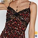leopard print chiffon dress