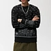 High quality rib design Men's drawstring hoodie