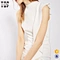 ladies white ruffled blouse