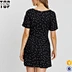 polka dot mini dress