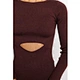 jersey long sleeve maxi dress