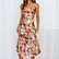 Sexy Custom Print Dresses Elegant Spaghetti Straps Colorful Floral Maxi Dress