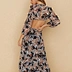 shirred bodice dress