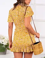 the wrap dress，coral wrap dress，mesh wrap dress