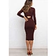 jersey long sleeve maxi dress