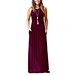 long sleeve plain maxi dress