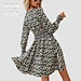 v neck dress color