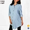 Oem product maternity denim shirts for woman pregnant clothes
