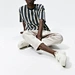 white round neck shirt