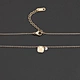 letter brand diamond necklace