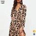 leopard print maxi dress