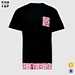 black t-shirt 100%cotton